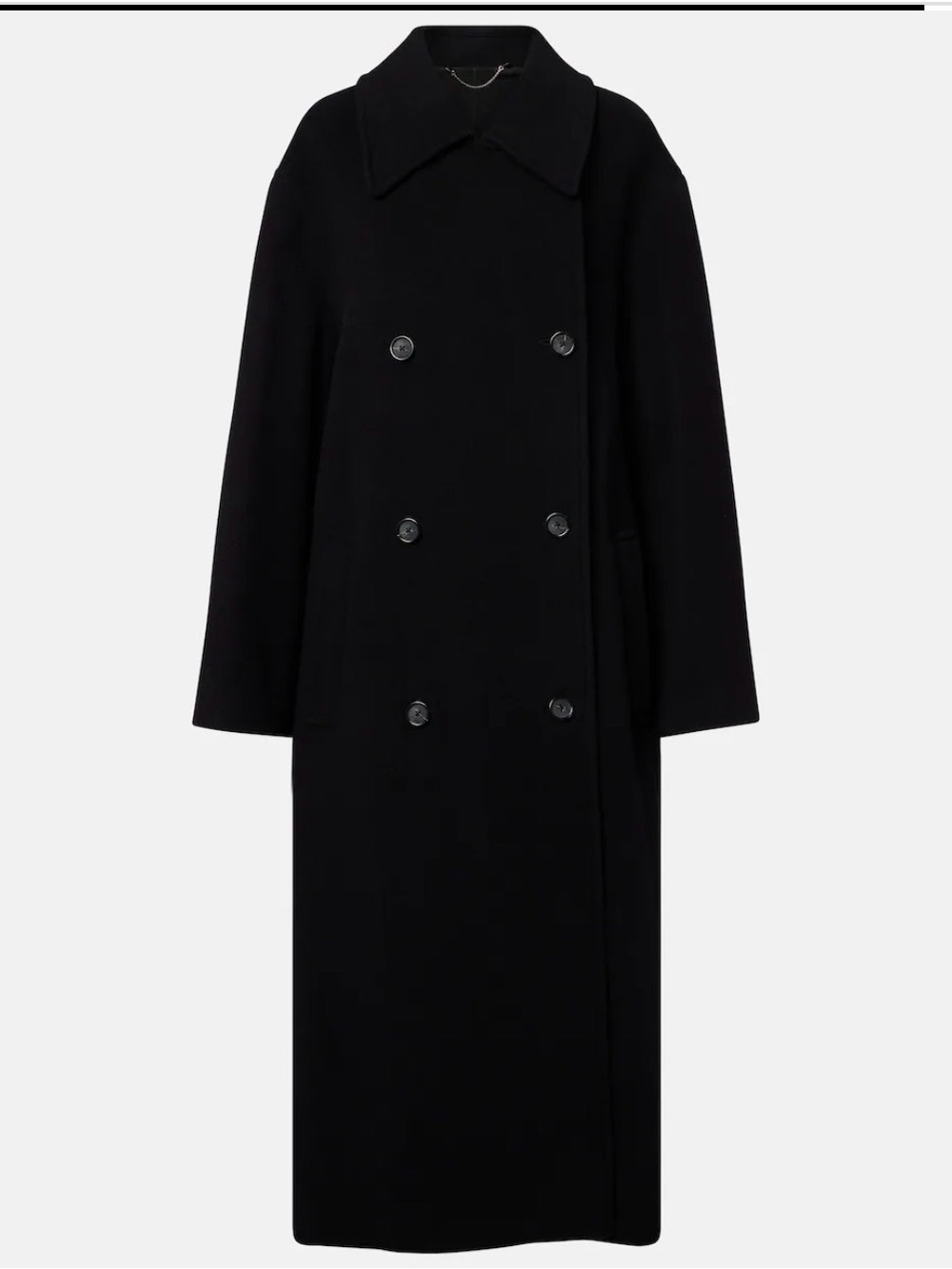 Toteme Double-breasted wool-blend coat